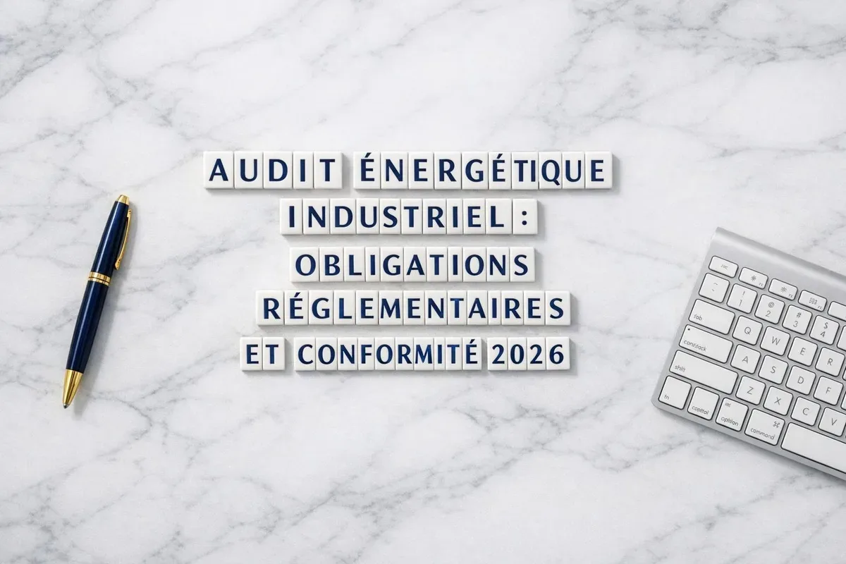 Technicien réalisant des mesures de consommation énergétique sur équipements industriels avec tablette numérique