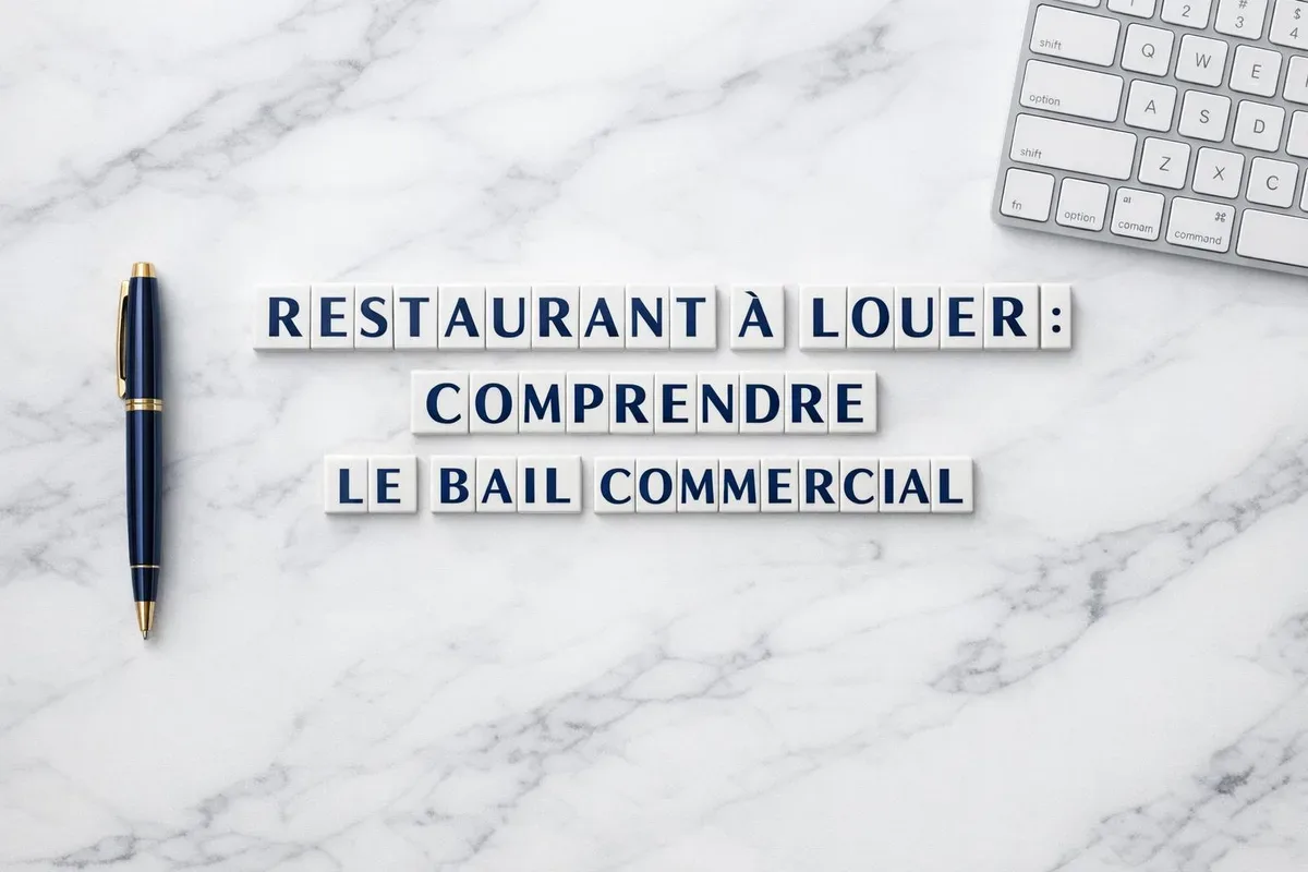 Façade de restaurant avec devanture commerciale et terrasse aménagée