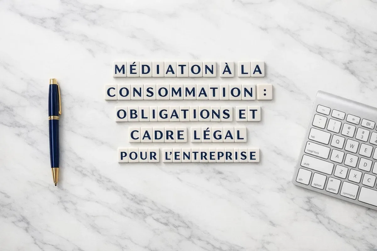 Médiateur examinant un dossier de litige entre consommateur et professionnel dans un cadre réglementaire