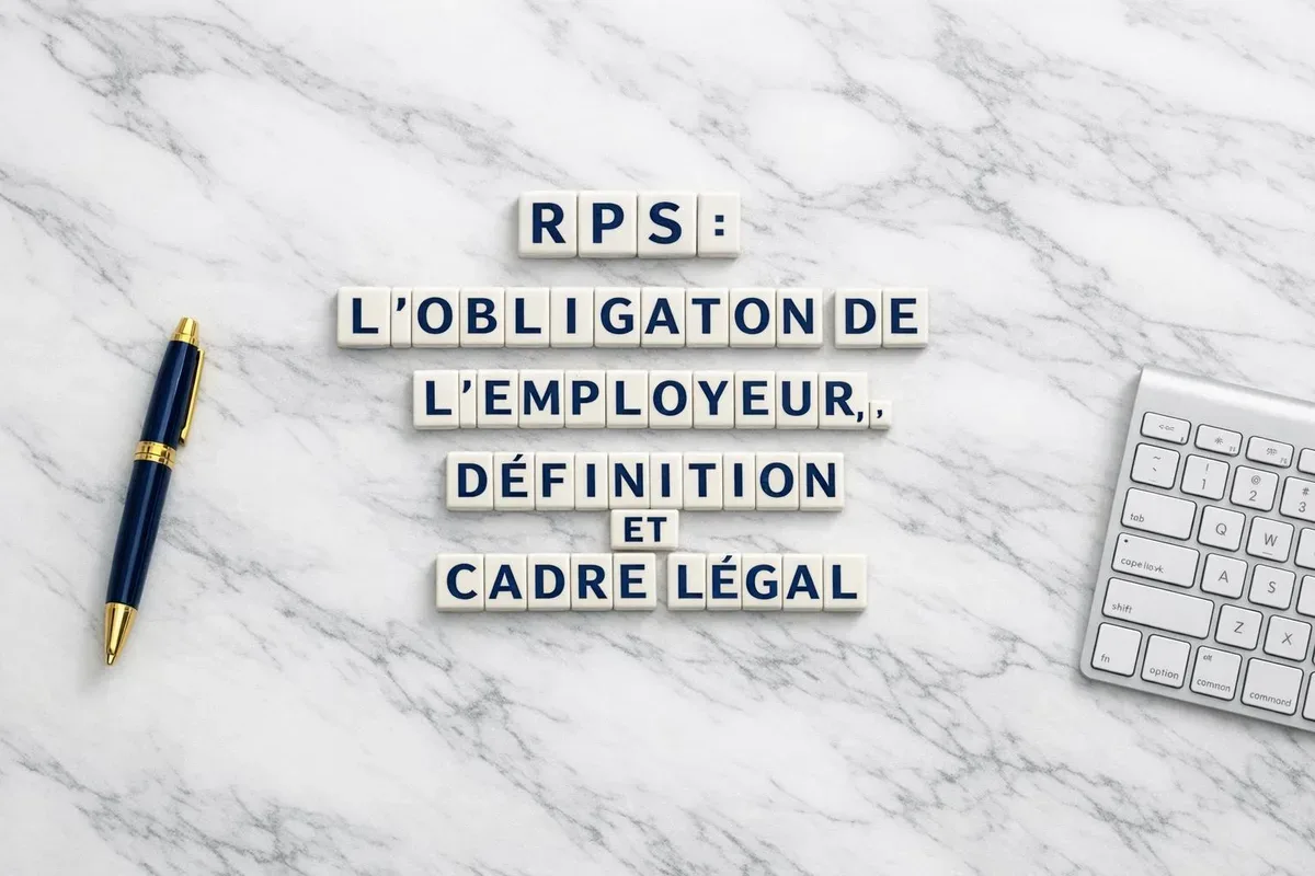 Employeur analysant un document sur les risques psychosociaux au travail dans un environnement professionnel