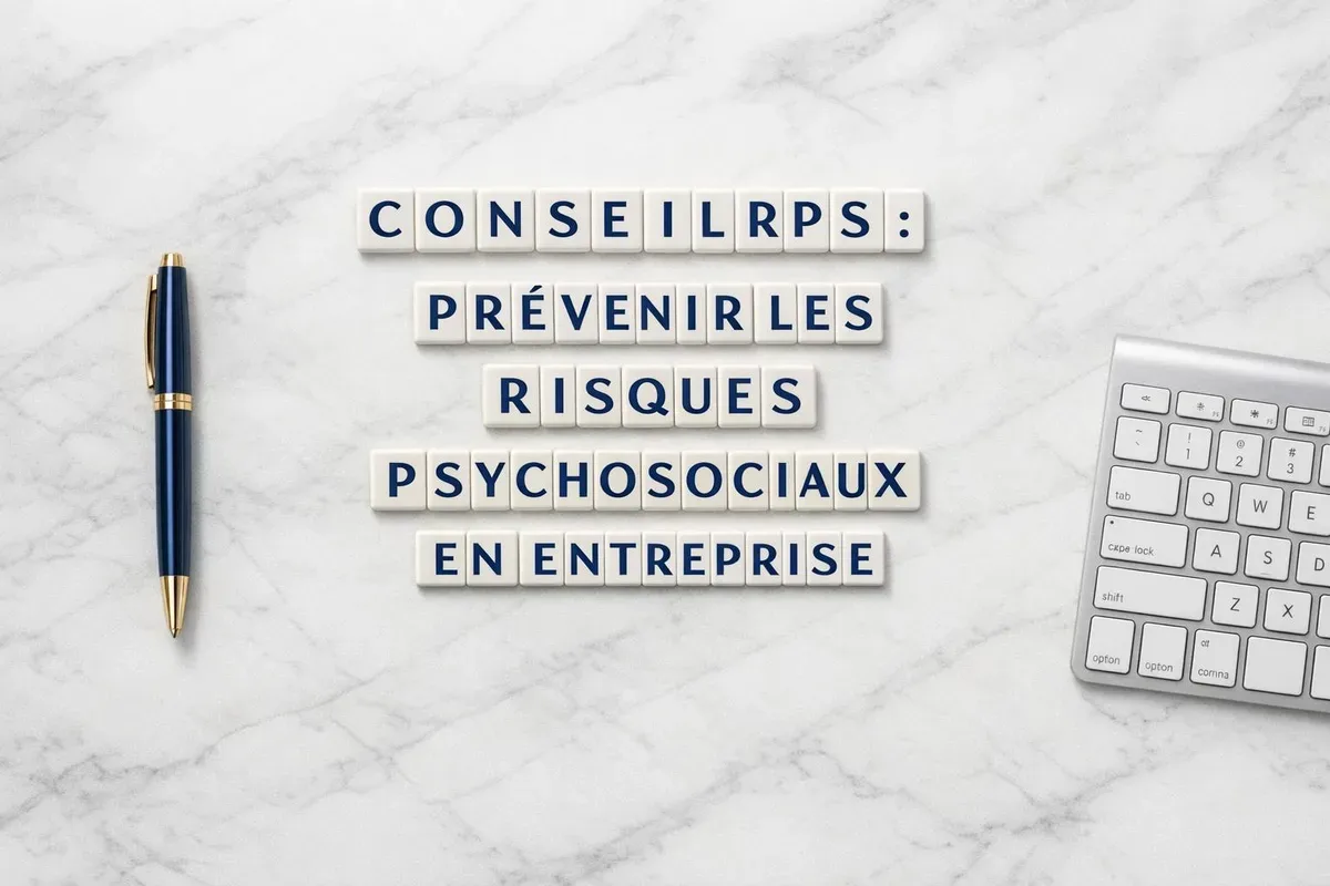 Collaborateurs en réunion autour d'une table de travail discutant de prévention et qualité de vie professionnelle