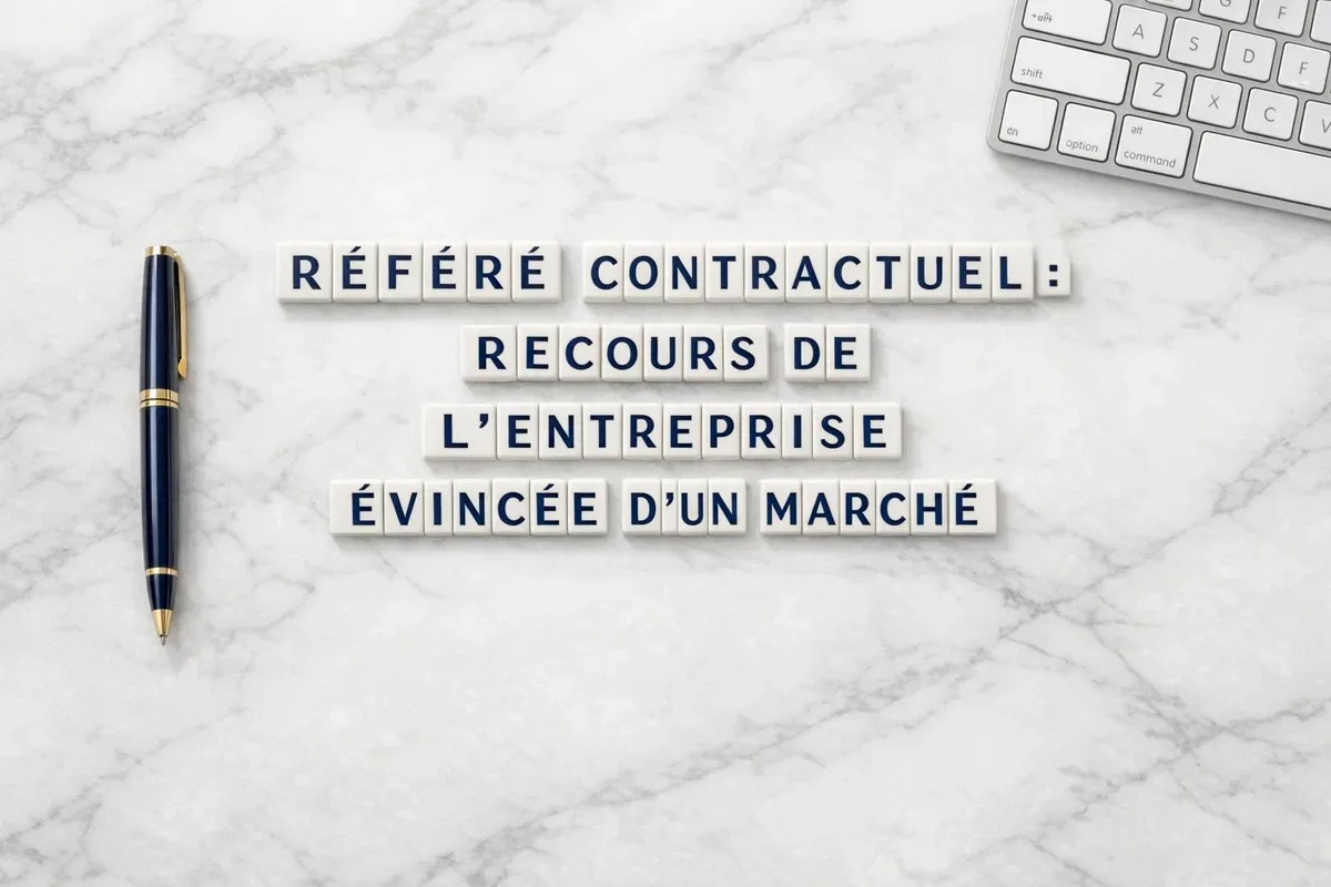 Entreprise contestant une décision d'attribution de marché public devant le juge des référés