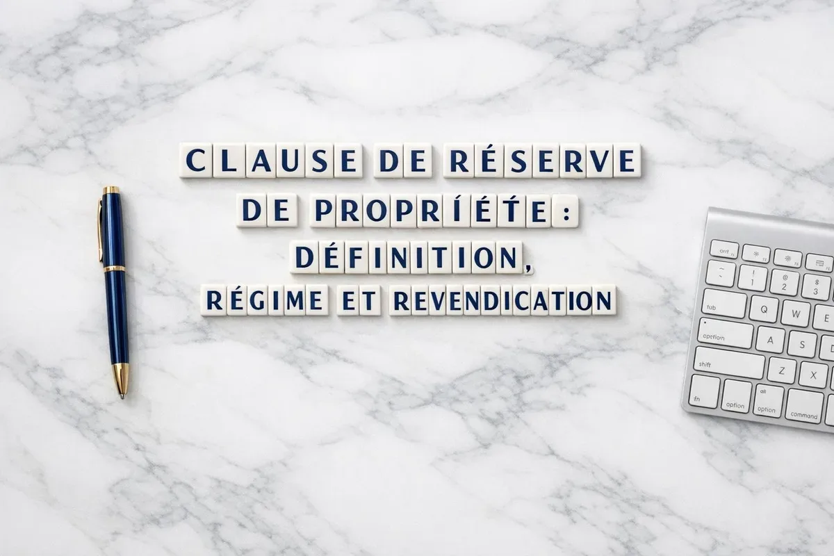 Marchandises livrées avec documents contractuels et tampon attestant de la réserve de propriété du vendeur
