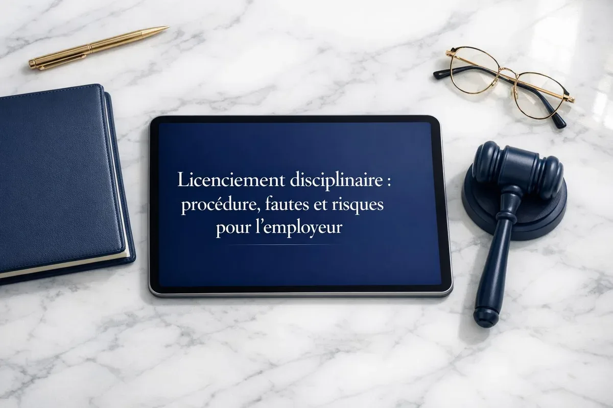 Employeur remettant une lettre de licenciement à un salarié lors d'un entretien préalable dans un bureau