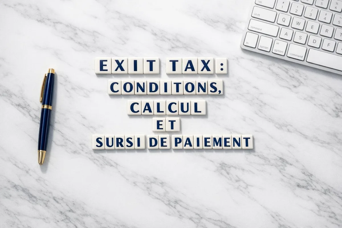 Entrepreneur signant des documents administratifs lors d'un transfert de résidence fiscale à l'étranger