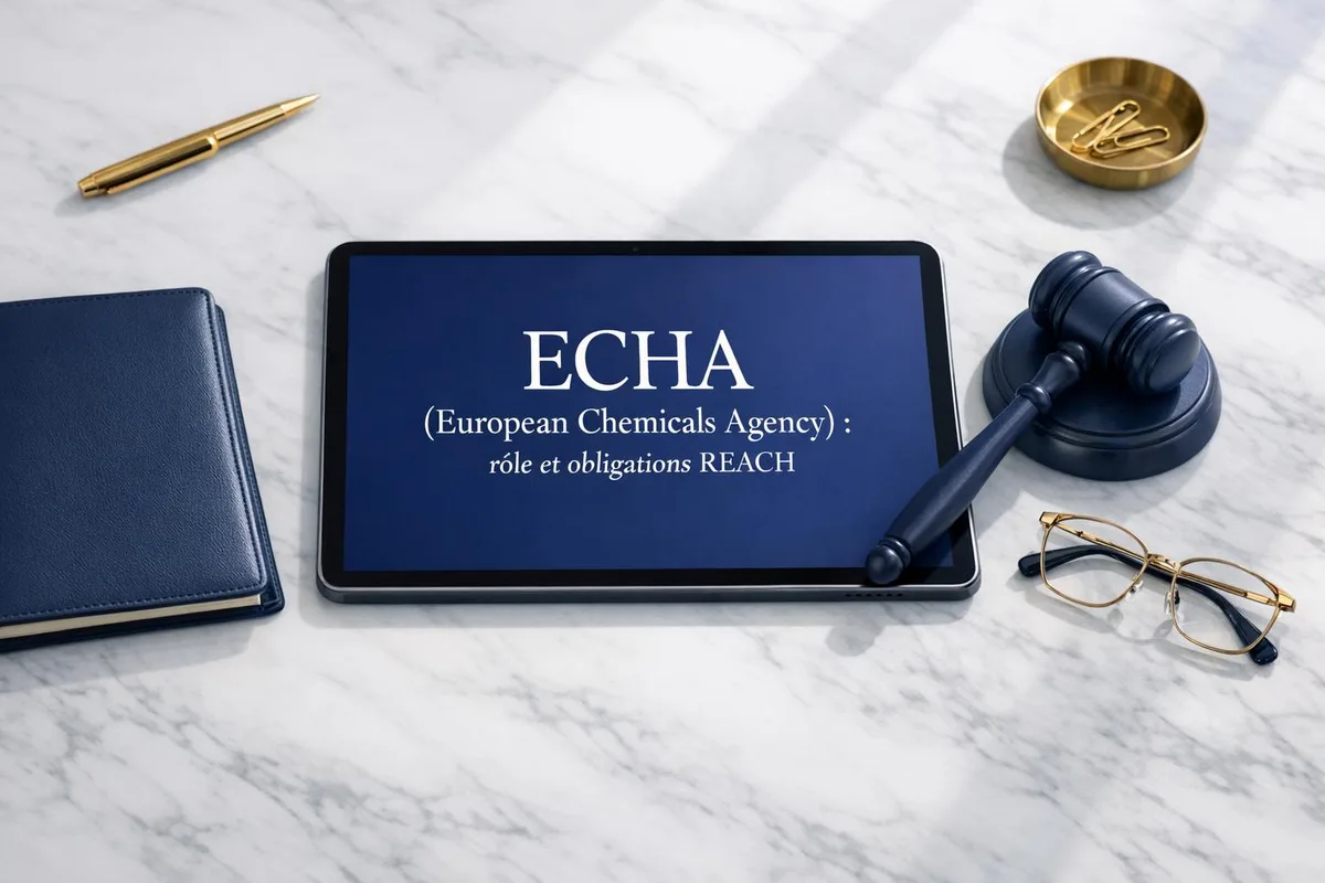 Scientifique en laboratoire analysant des substances chimiques conformément à la réglementation REACH européenne