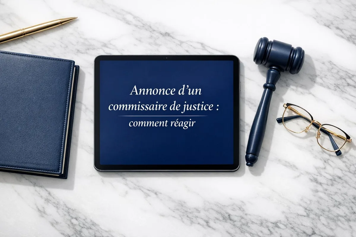 Professionnel consultant un document officiel de justice sur son bureau avec balance symbolisant le droit