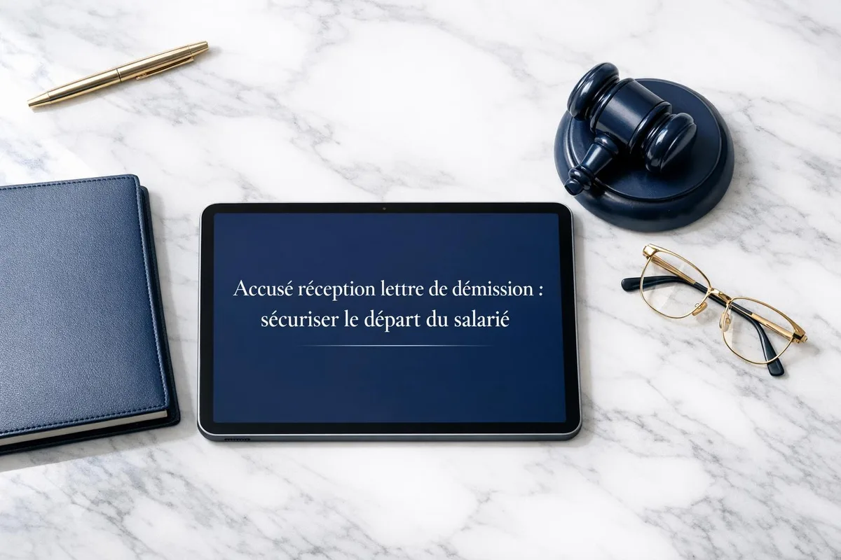 Employeur et salarié signant un document de fin de contrat dans un bureau professionnel