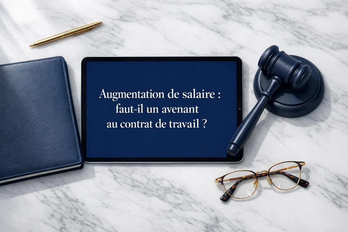 Employeur et salarié signant un document contractuel lors d'un entretien professionnel sur la rémunération