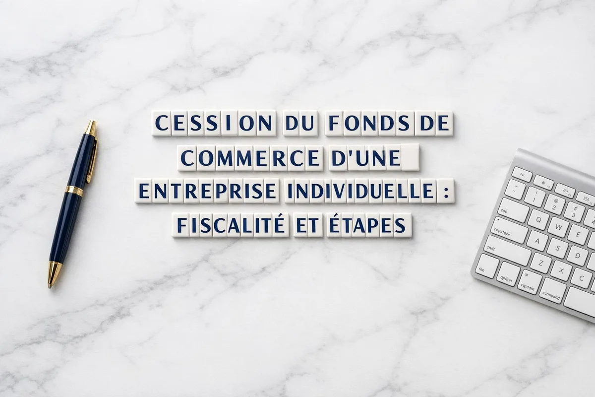 Commerçant et acquéreur signant l'acte de cession d'un fonds de commerce devant un conseil juridique