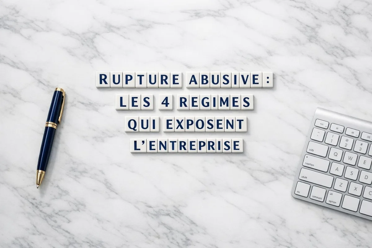 Dirigeants examinant un contrat commercial avant signature pour prévenir les risques de rupture brutale