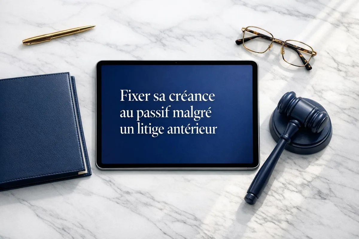 Créancier déposant une déclaration de créance auprès du mandataire judiciaire lors d'une procédure collective