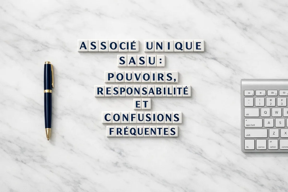 Homme d'affaires signant des documents juridiques lors d'une assemblée générale de SASU en tant qu'associé unique