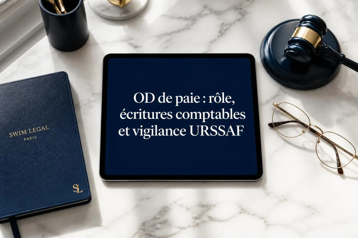Bulletin de salaire et registres comptables illustrant les opérations diverses de paie en entreprise