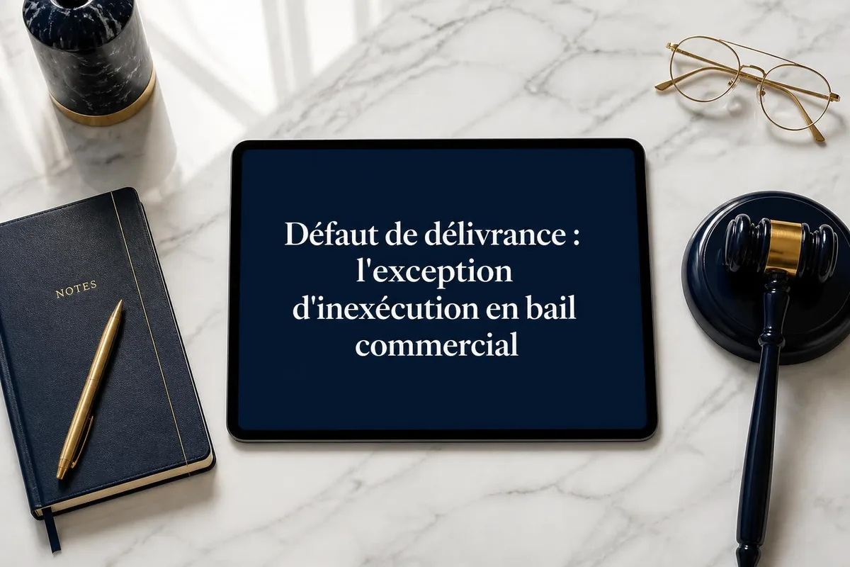 Commerçant constatant l'impossibilité d'exploiter un local commercial non conforme aux stipulations du bail