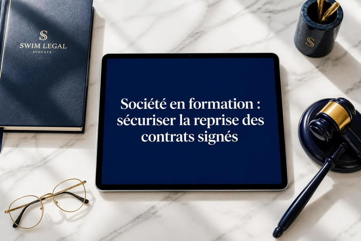 Signature de contrats commerciaux avant immatriculation de la société au registre du commerce