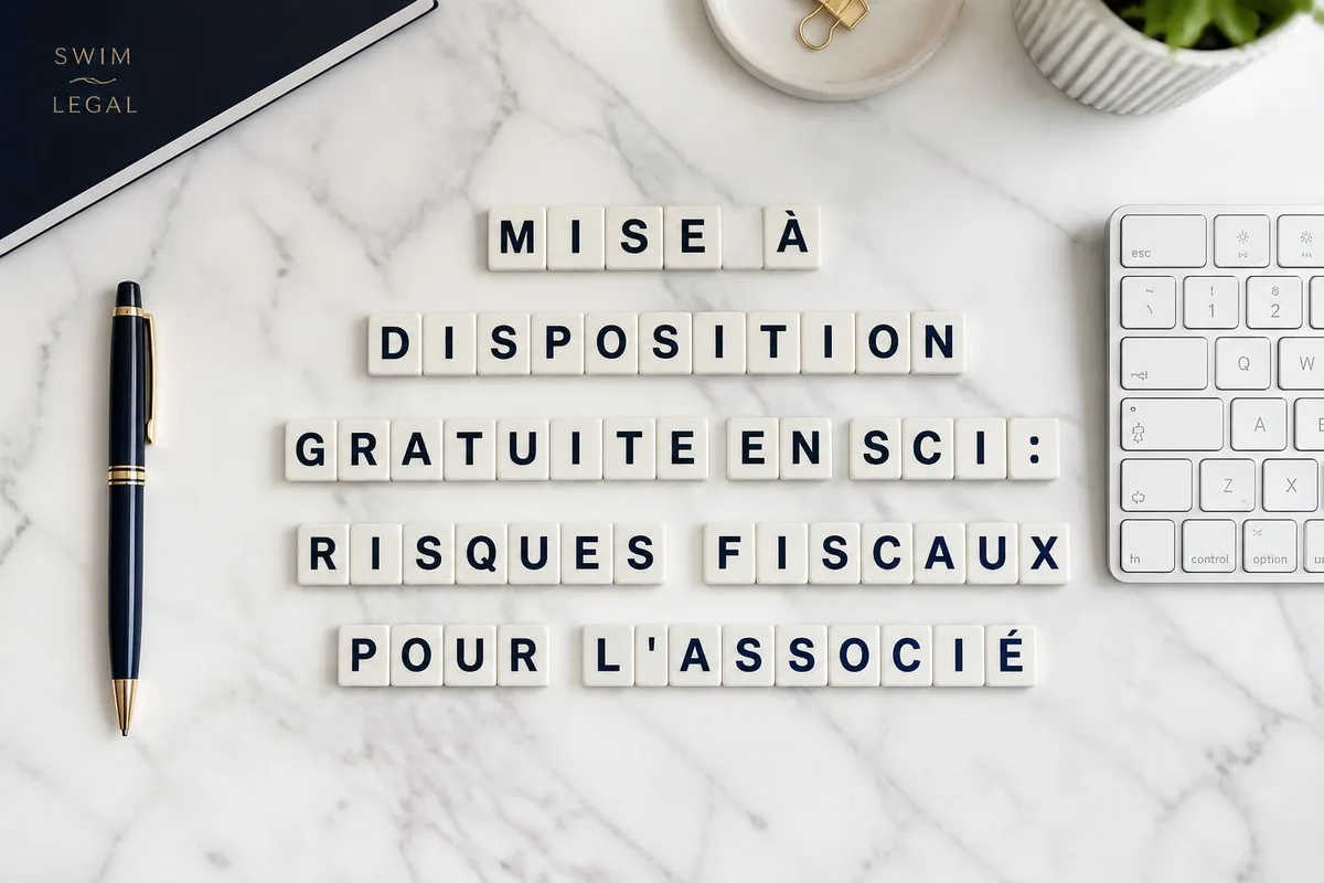 Associé utilisant un bien immobilier détenu par une SCI sans contrepartie financière