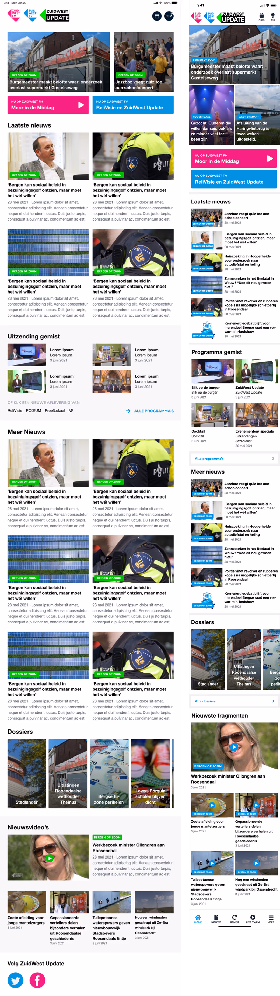 App van omroep Zuidwest