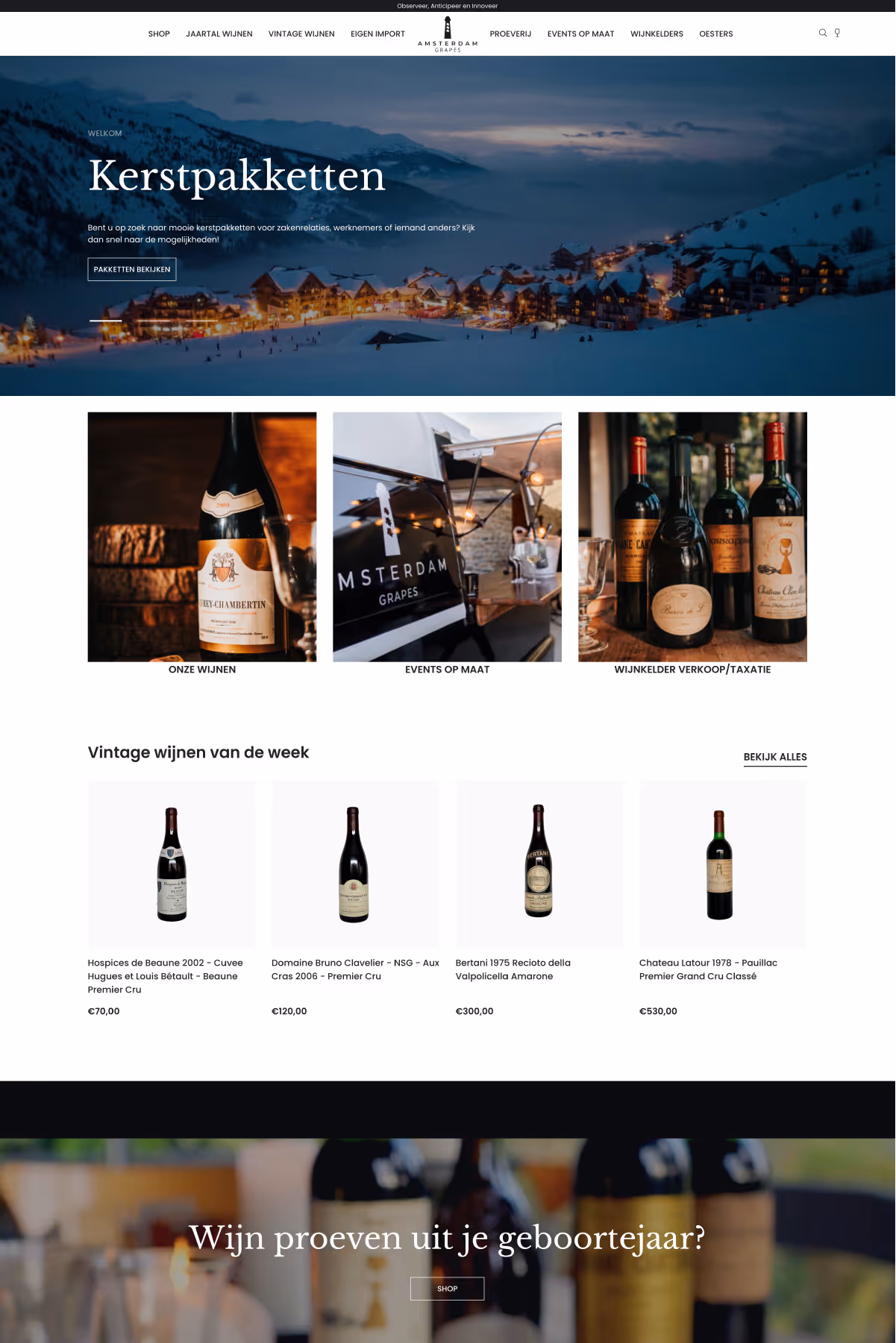 Website Amsterdam Grapes
