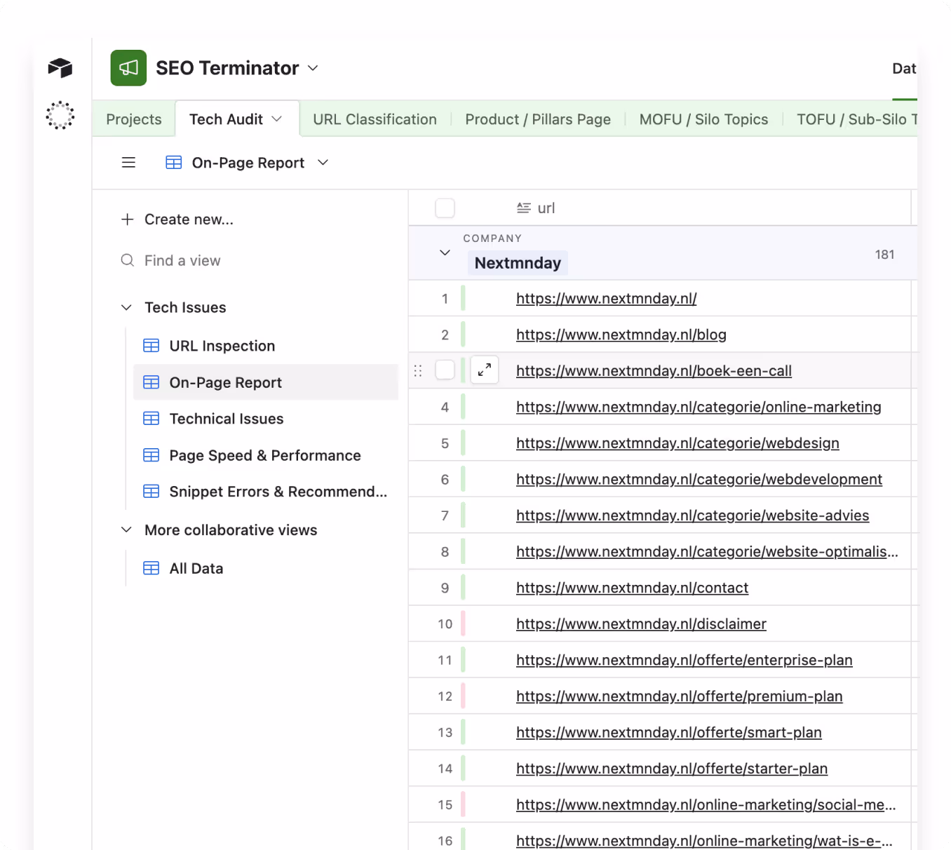 SEO-contentoptimalisatie in actie met een analyse-dashboard dat contentkwaliteit en zoekwoordgebruik beoordeelt.