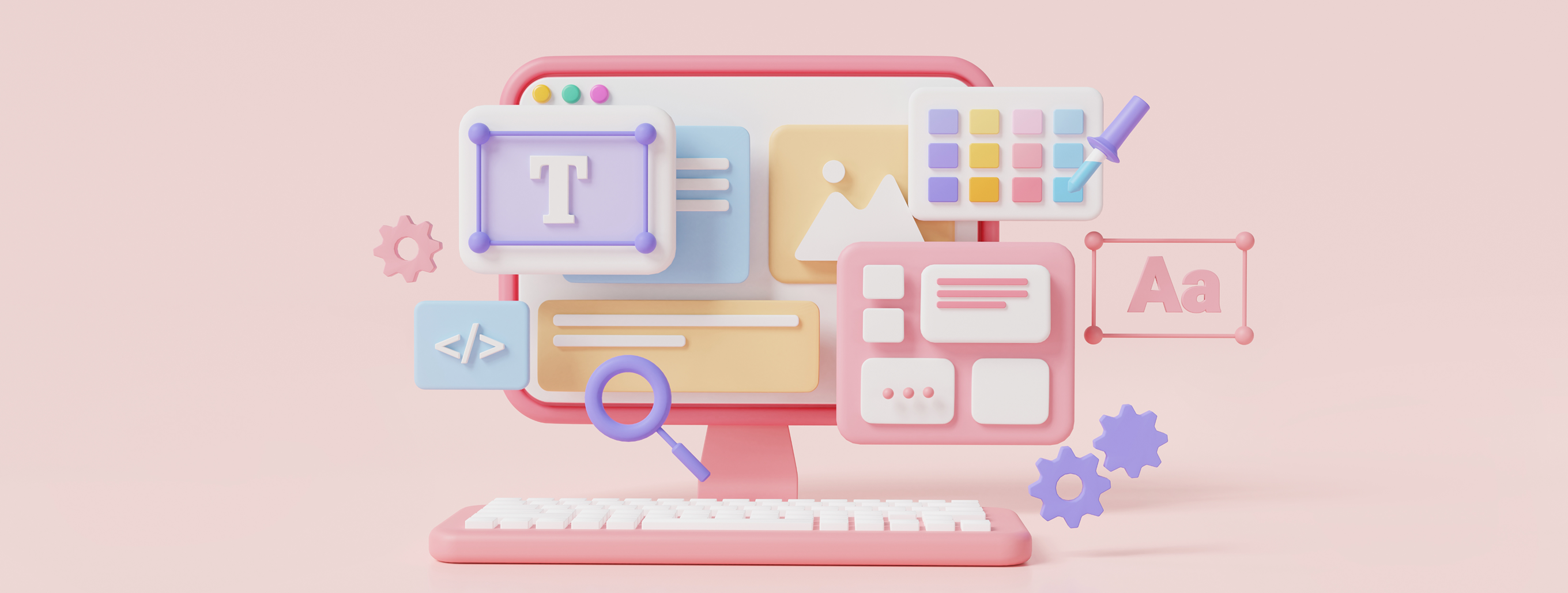 Technisch overzicht van Webflow en WordPress CMS dashboards voor websitebeheer.