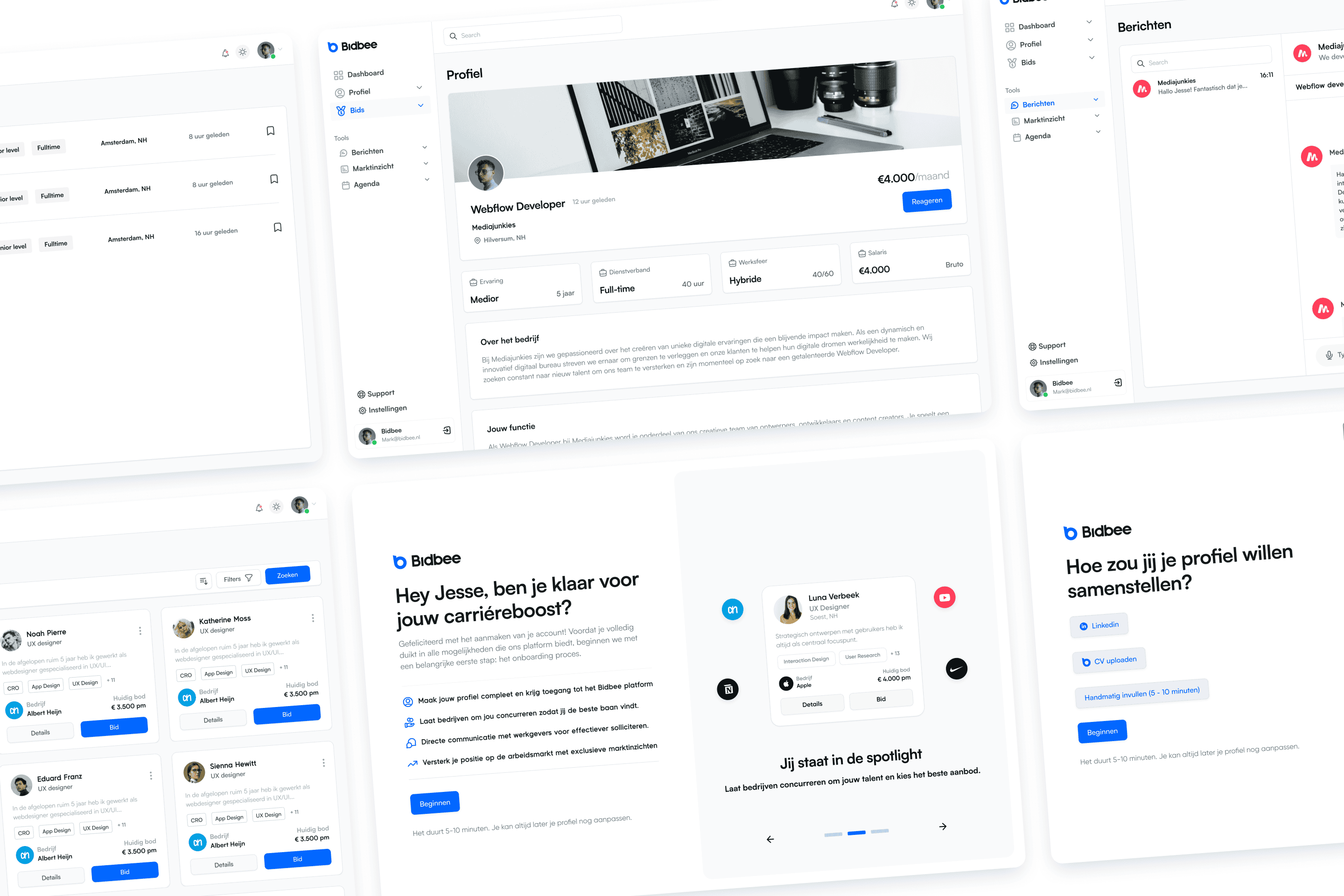 Software design van Bidbee