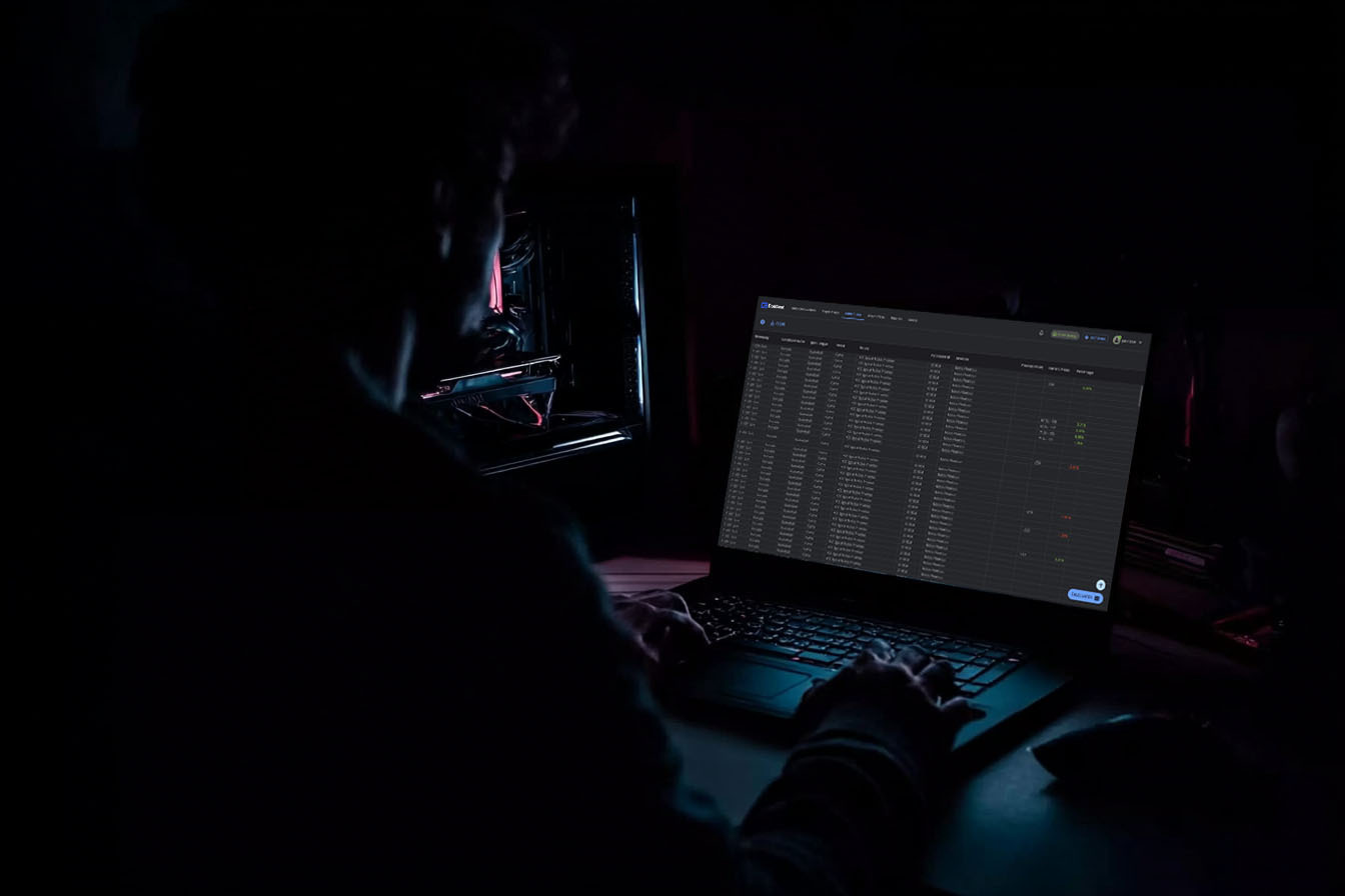 interface image of employee interacting with hr software