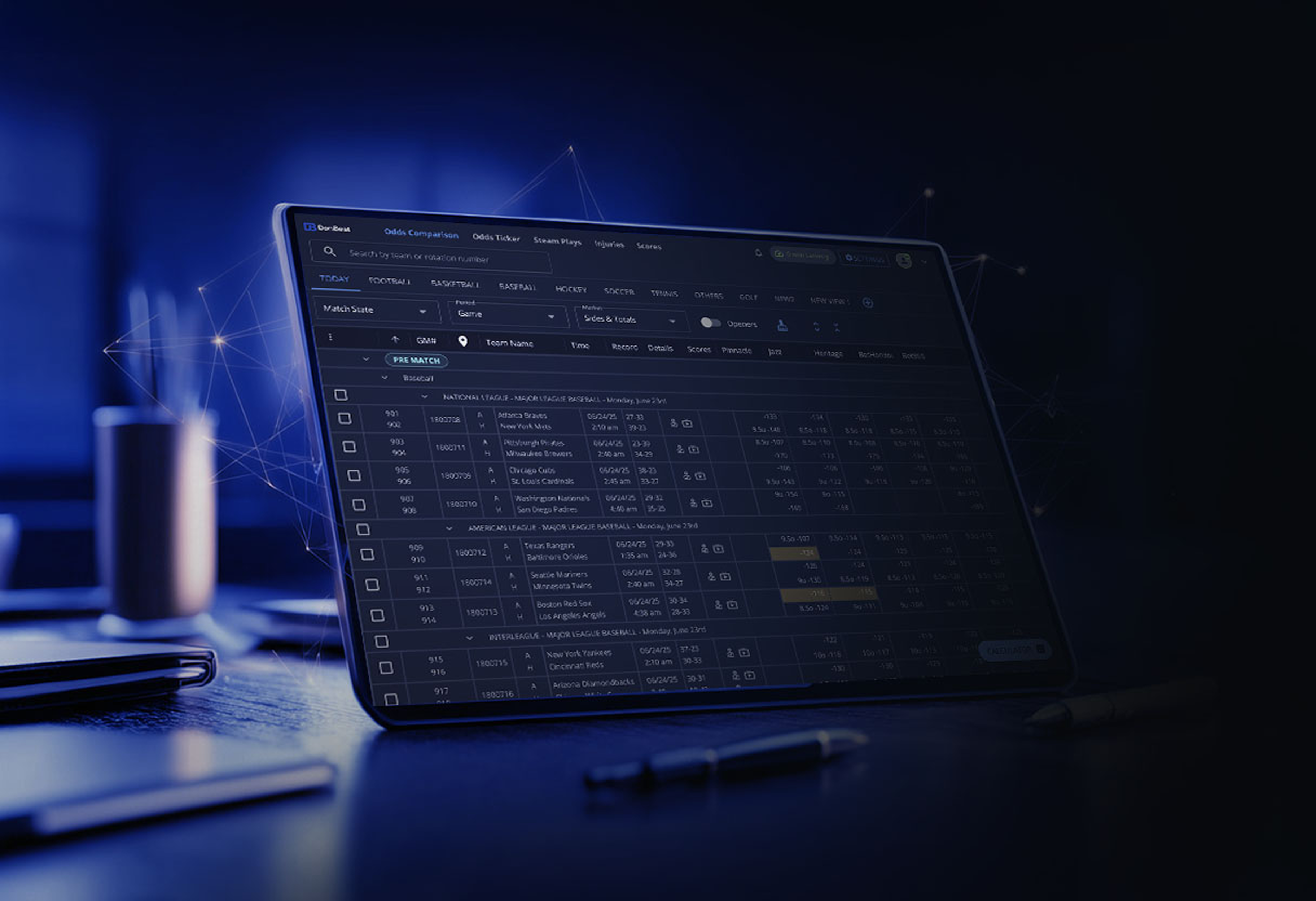 image of a saas platform interface