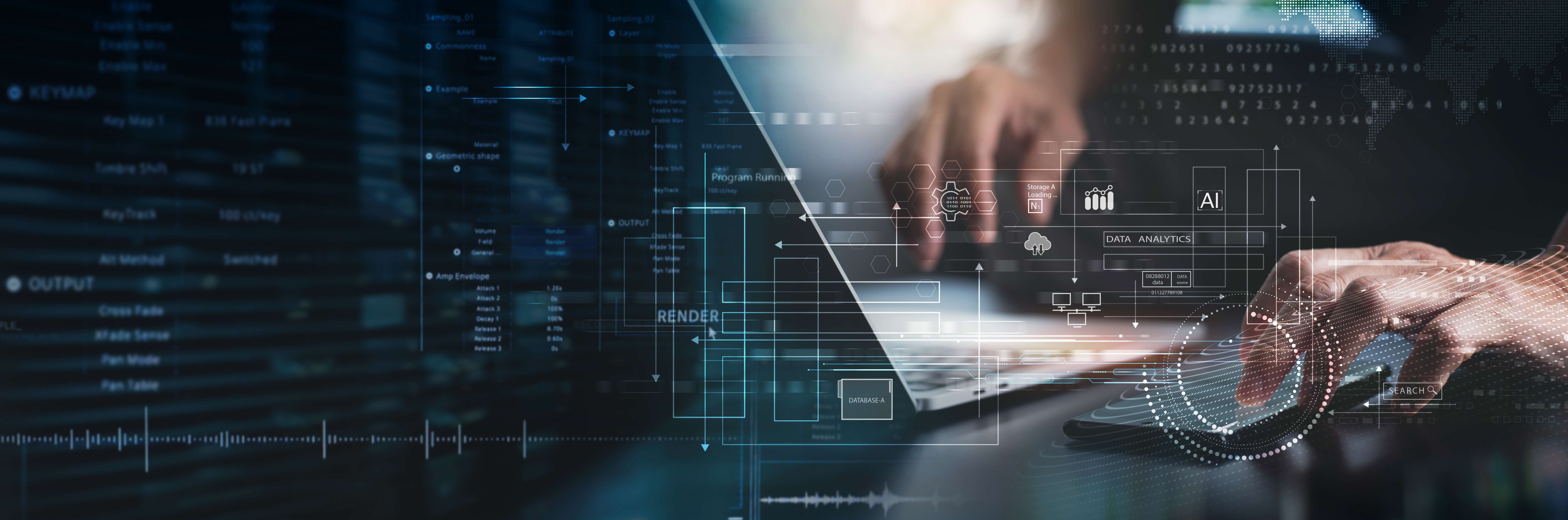 [background image] image of a tech office setting (for a ai developer tools)