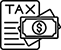 Tax Document with Money Icon