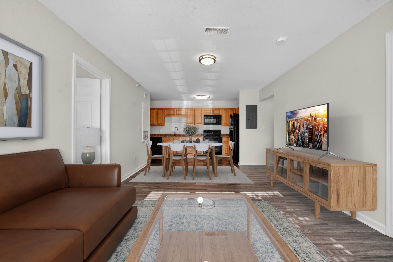 Virtually Staged C2P Kitchen