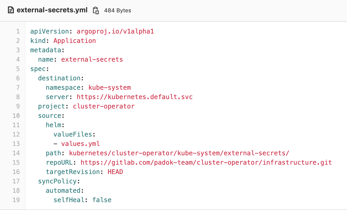 Kubernetes resources for Code Delivery