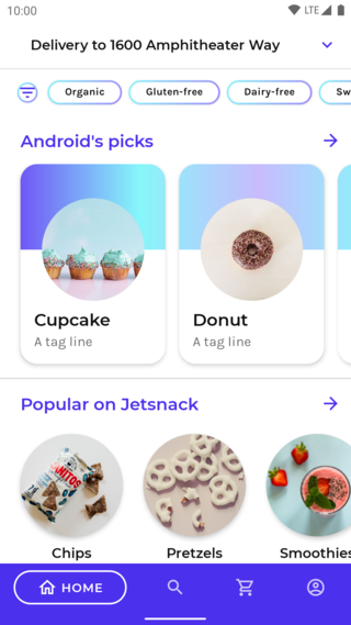 bam tech native android jetsnack