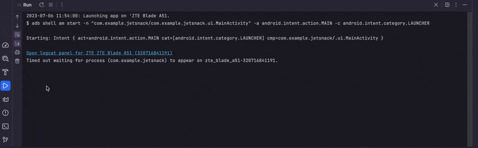 bam tech native android jetsnack