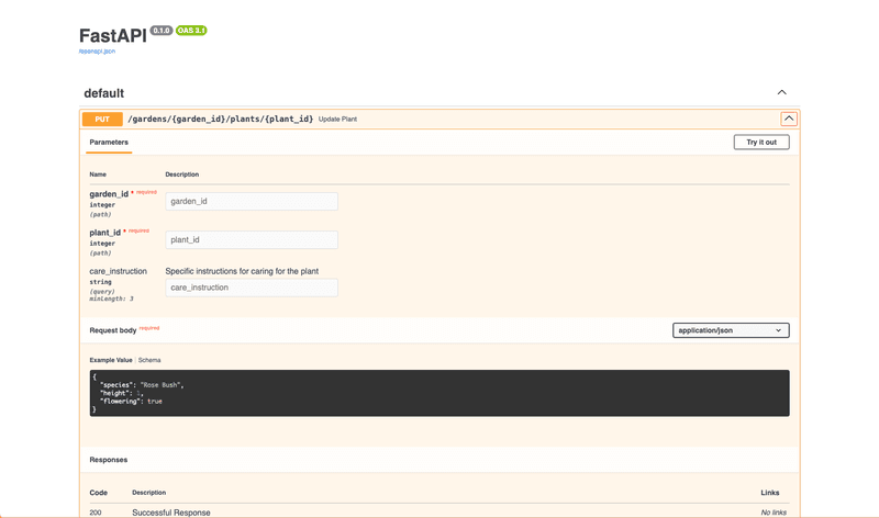 Interface for trying out queries and viewing validation rules
