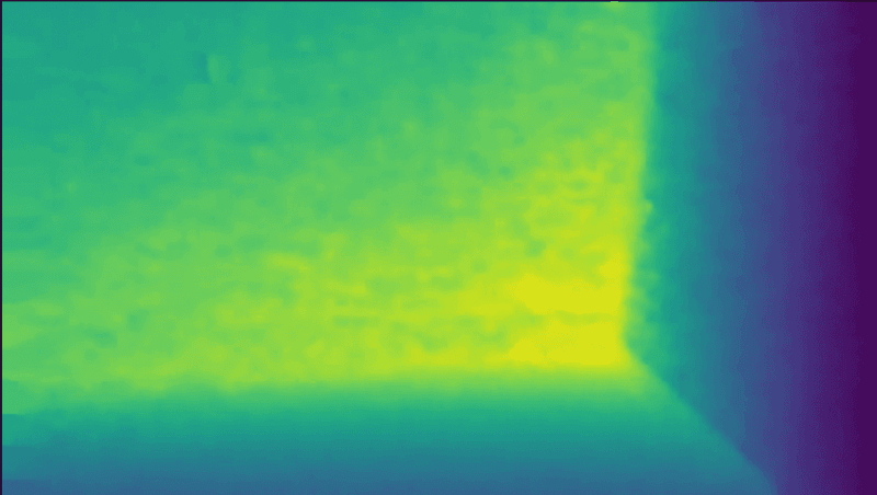 volume computation processed depth image without boxes