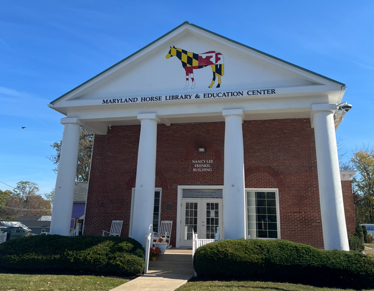 picture of the Maryland Horse Library building