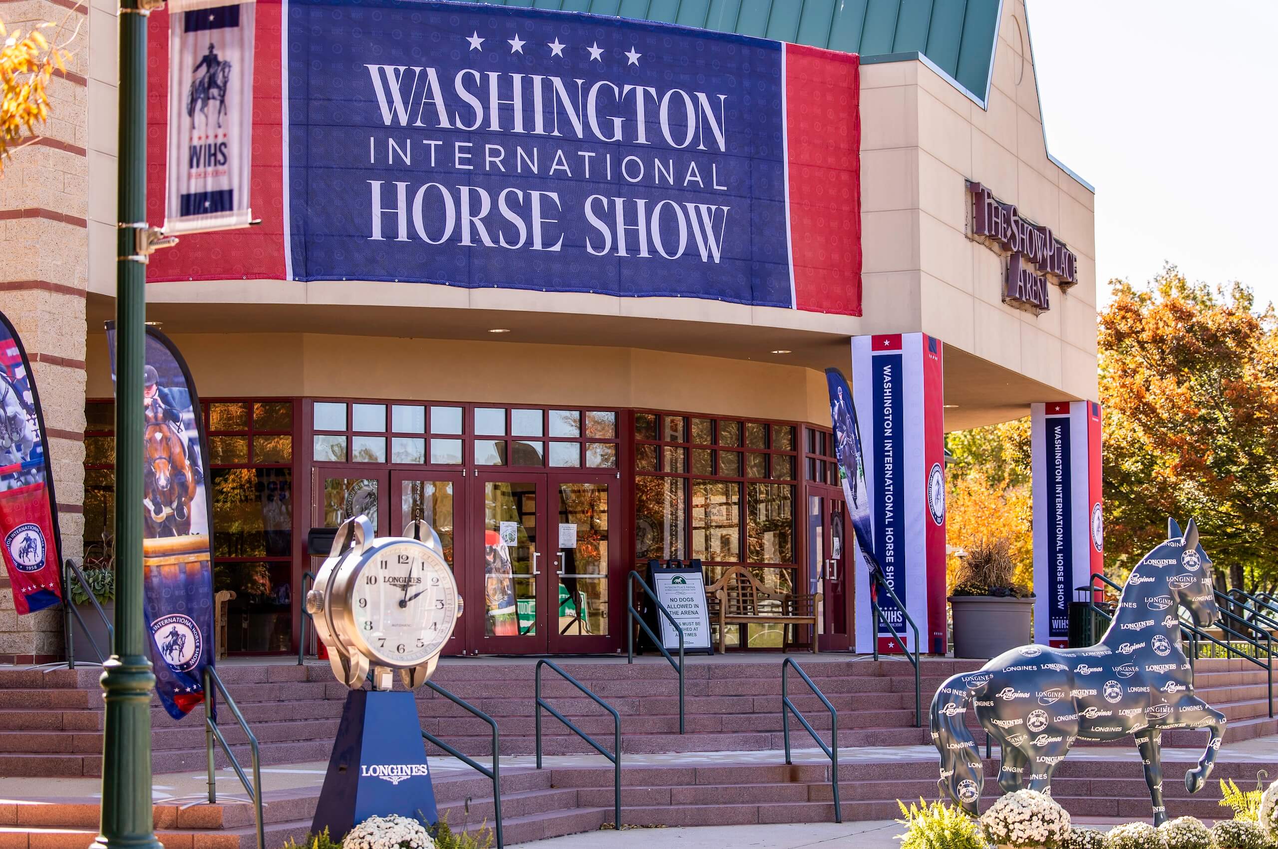 picture of the Washington International Horse Show event building