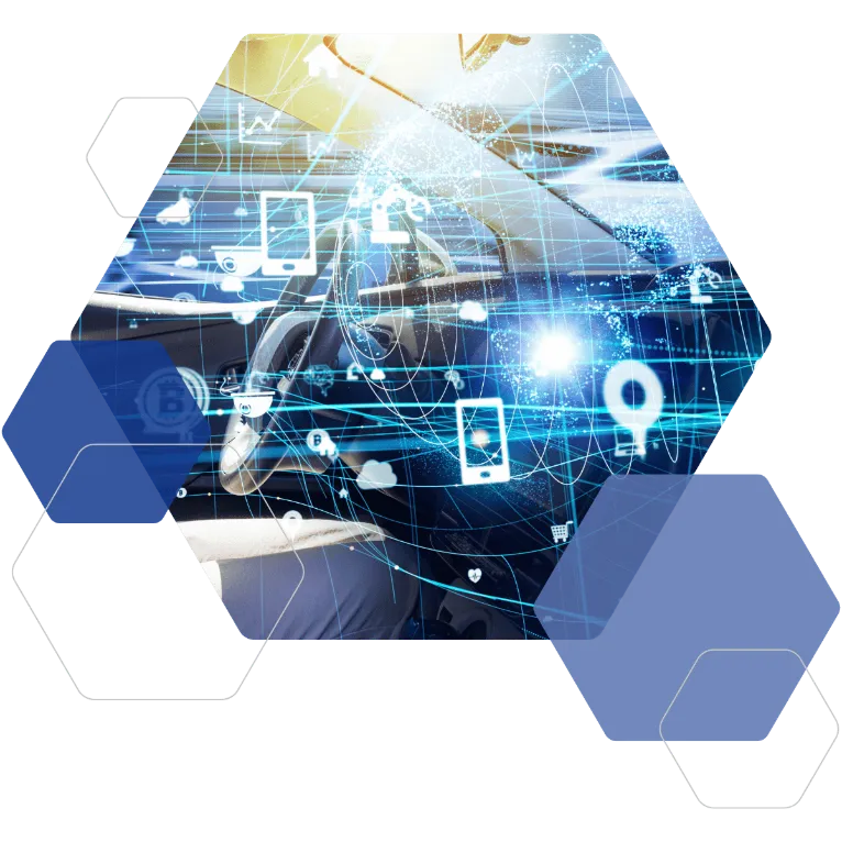 element with technology car for hero
