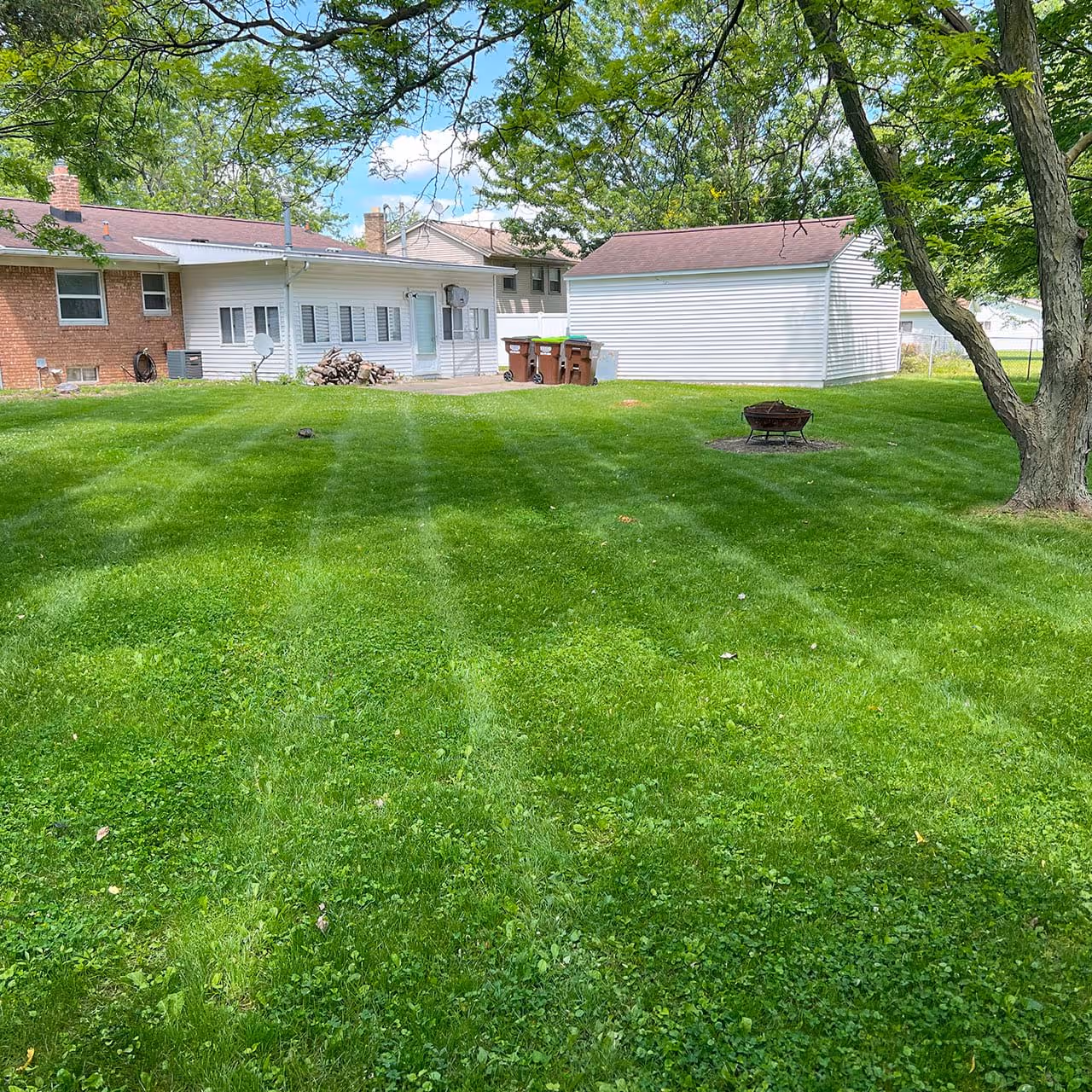 CJ’s Lawn Care doing seasonal yard cleanup