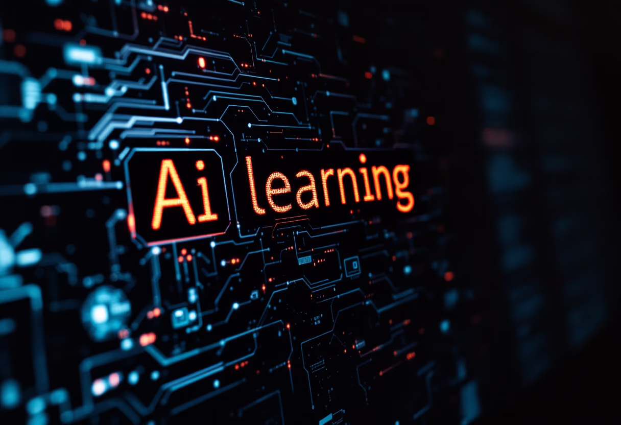 colorful ai learning infographic