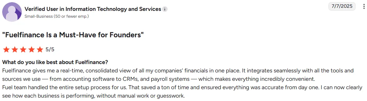 Fuelfinance customer reviews