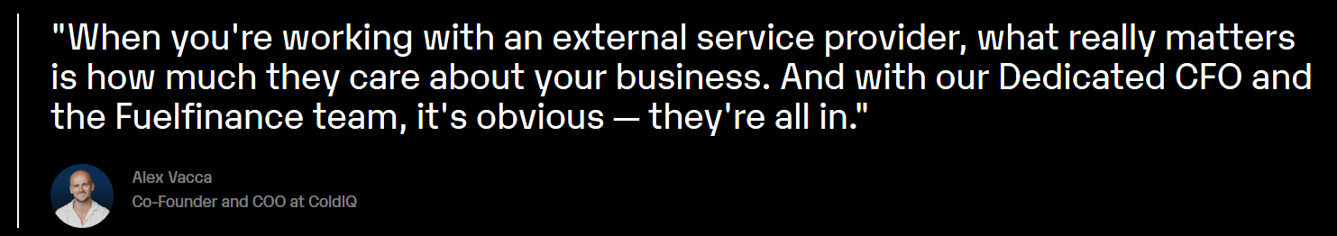 ColdIQ Fuelfinance case study