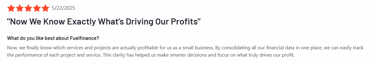 Fuelfinance customer reviews