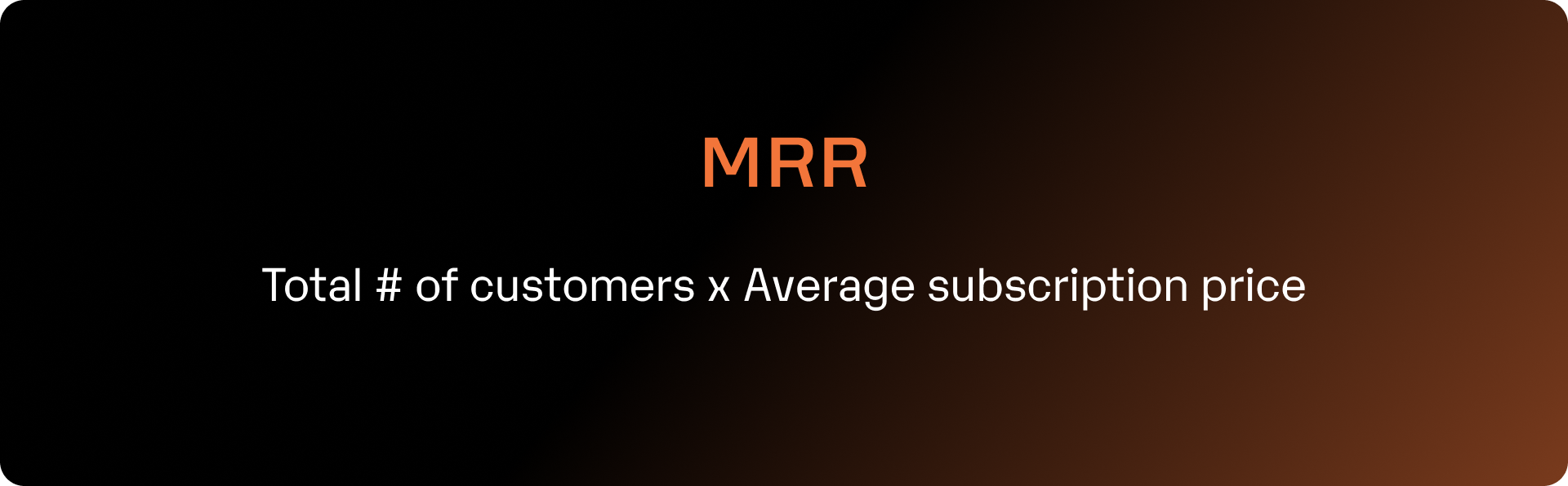 MMR formula
