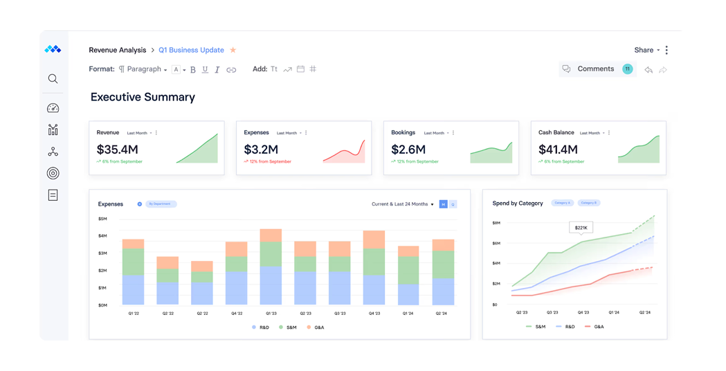 Datarails alternatives: Mosaic