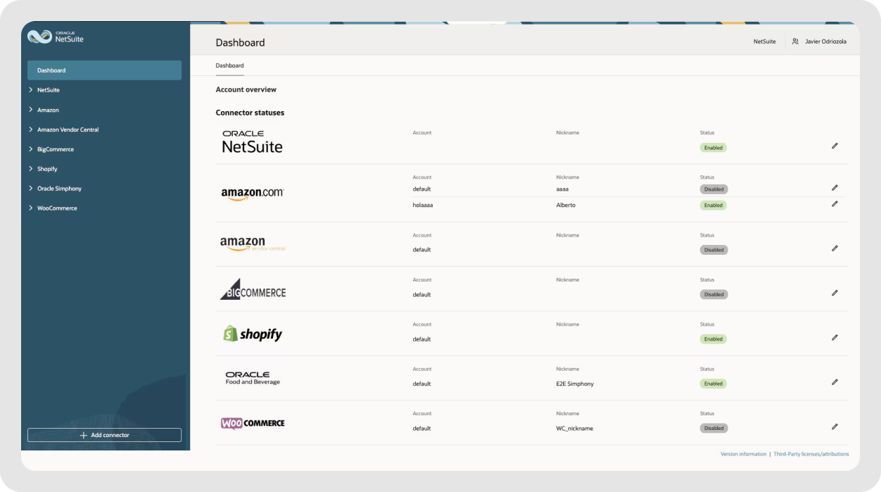 Some NetSuite native integrations options