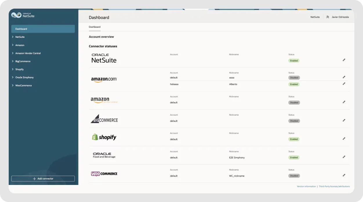 Some NetSuite native integrations options