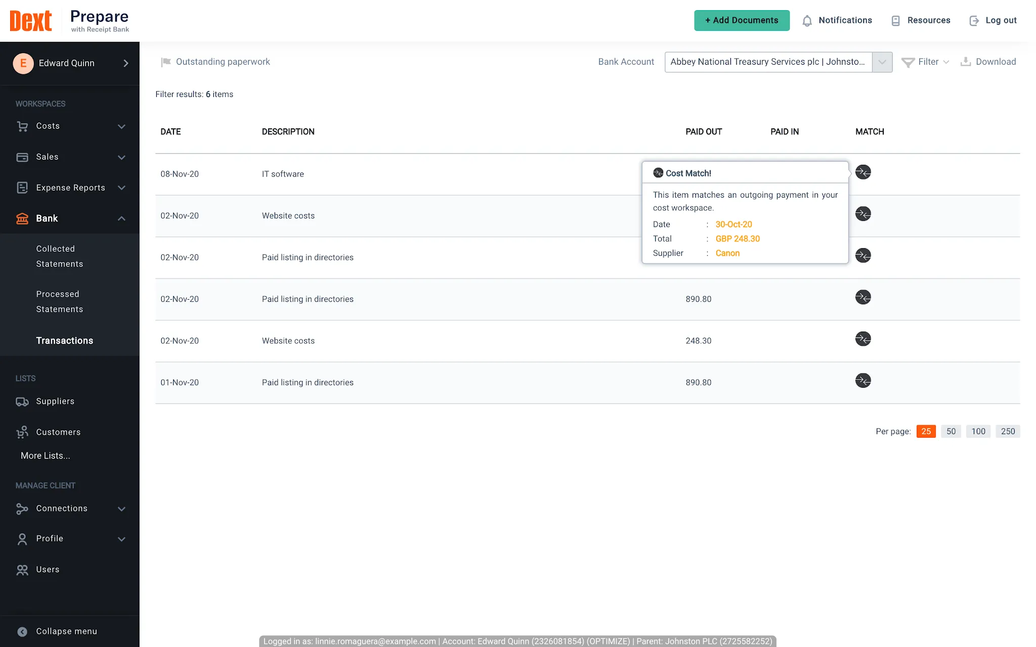 Dext Xero integration - smarter expense capture and categorization