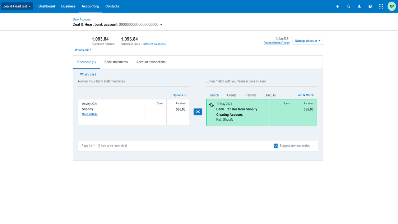 Shopify — ecommerce sales flowing straight into Xero